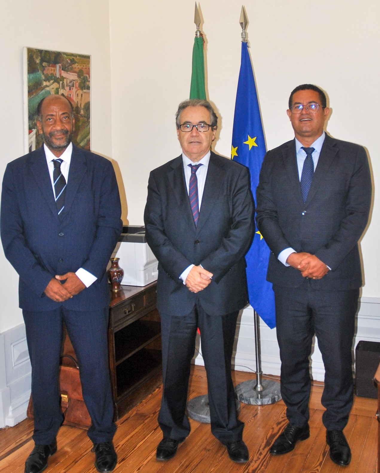 Visita do Presidente do Tribunal Constitucional de São Tomé e Príncipe 